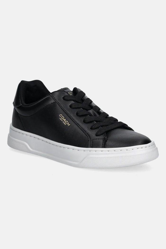 Coach bőr sportcipő High Line lapos fekete CW971.QRS