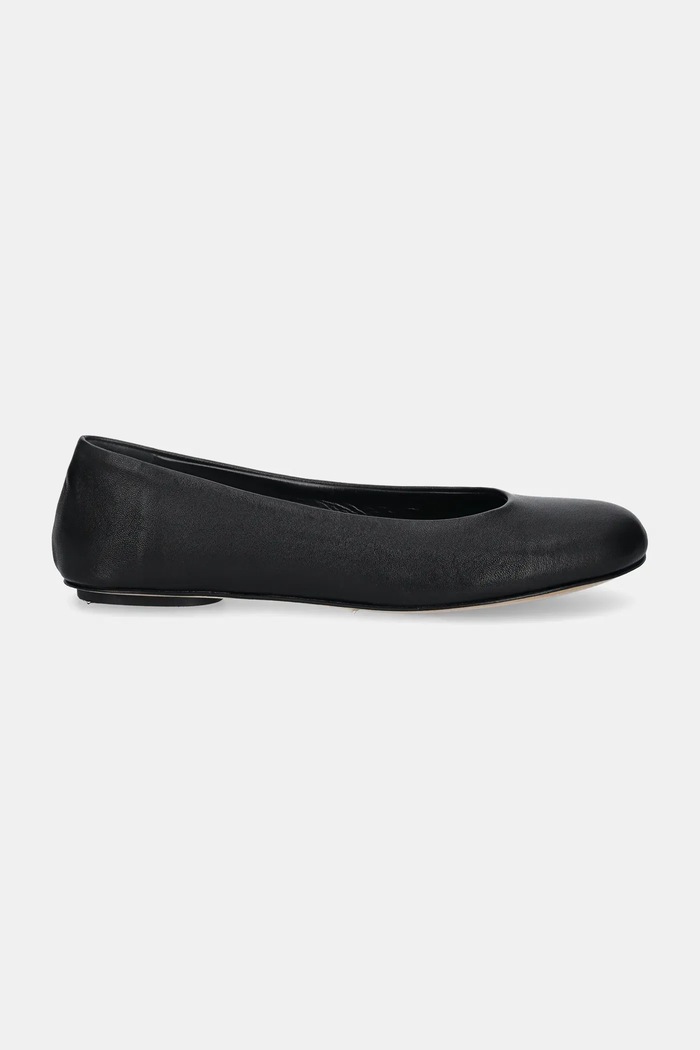 Δερμάτινες μπαλαρίνες Weekend Max Mara TODI 2515521074600.BLACK μαύρο SS25