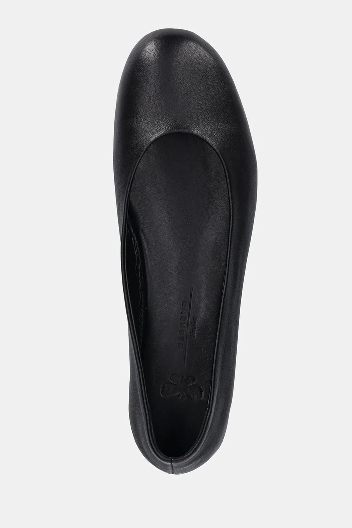Δερμάτινες μπαλαρίνες Weekend Max Mara TODI μαύρο 2515521074600.BLACK
