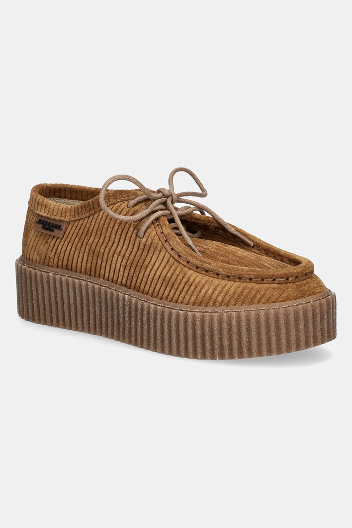 Weekend Max Mara scarpe in camoscio KAPOK pelle scamosciata marrone 2515521114600.CAMEL