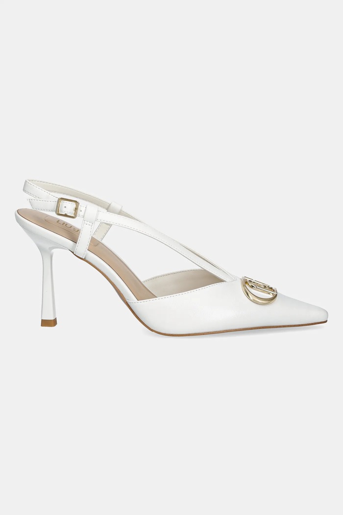 Liu Jo pantofi cu toc SABRY 01 SA5011PX46001111 alb SS25