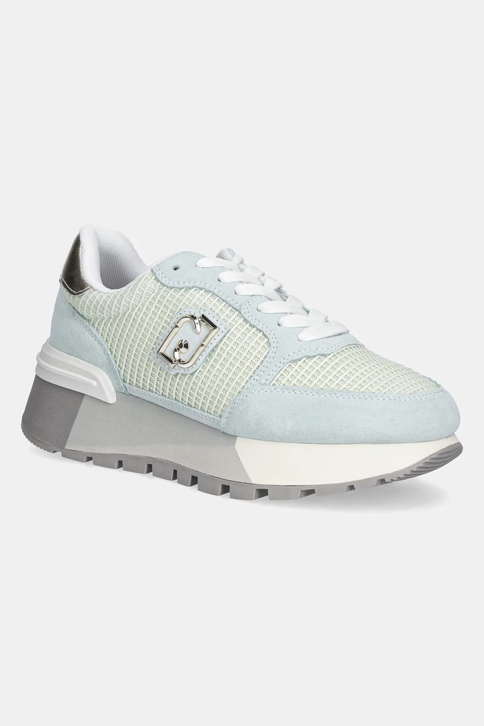 Liu Jo sneakers AMAZING 25 pelle scamosciata blu BA5049PX027S3620