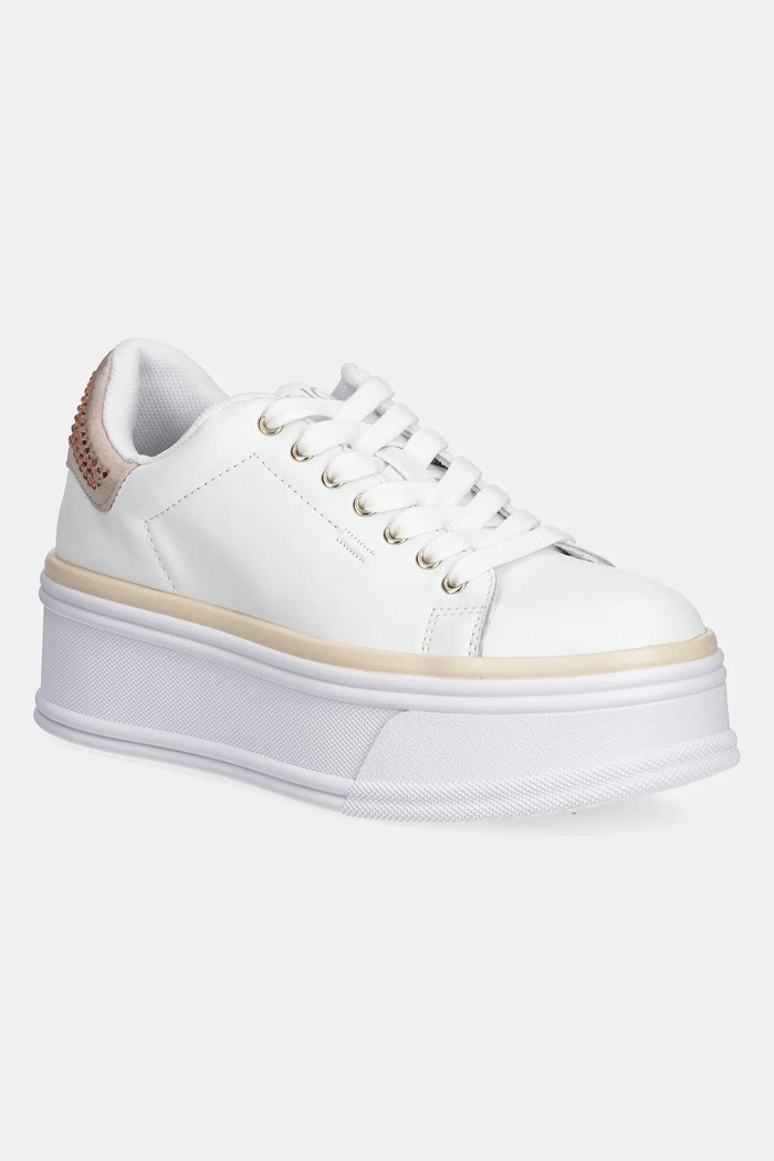 Liu Jo sneakers SELMA 16 pelle fiore bianco BA5101PX190S3717