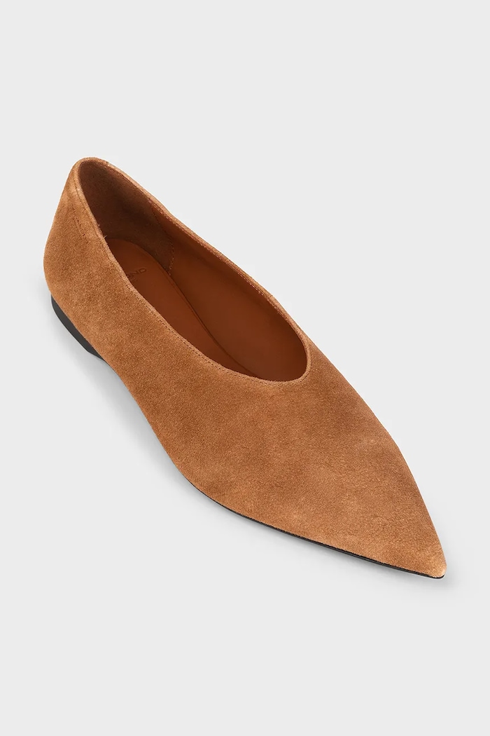 Vagabond Shoemakers velúr balerina HERMINE barna 5933.040.14