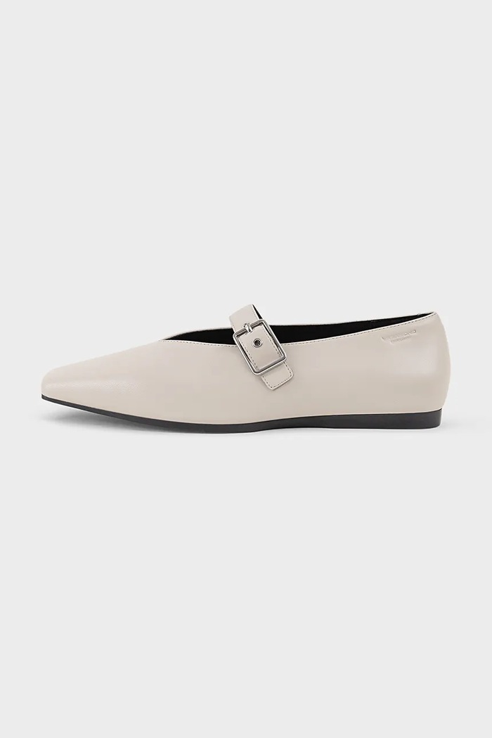 Kožne balerinke Vagabond Shoemakers WIOLETTA bež 5701.201.02