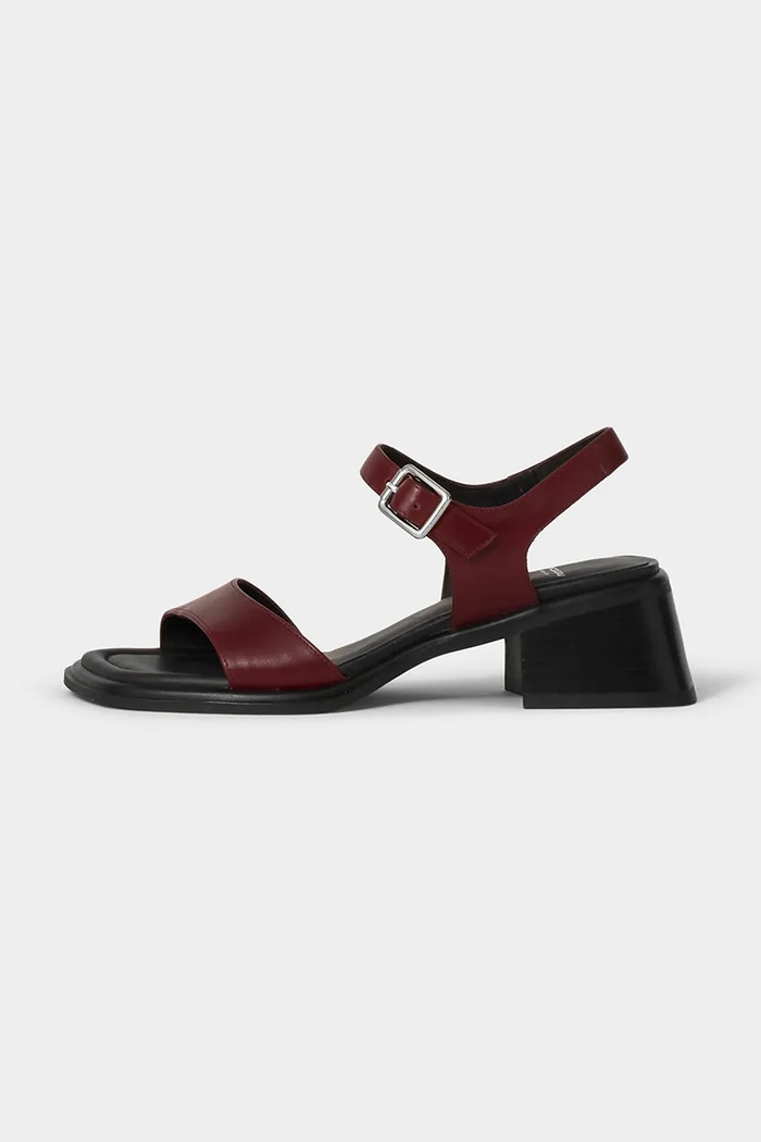 Kožené sandály Vagabond Shoemakers INES přírodní kůže burgundské 5911.001.38