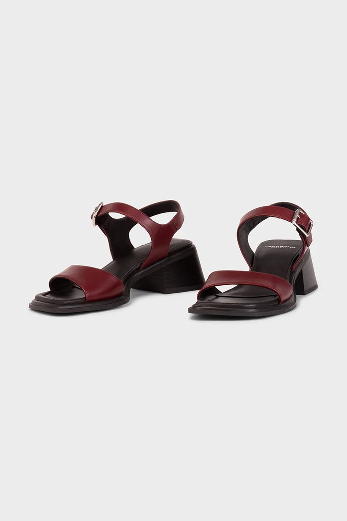 Kožené sandály Vagabond Shoemakers INES 5911.001.38 burgundské SS25