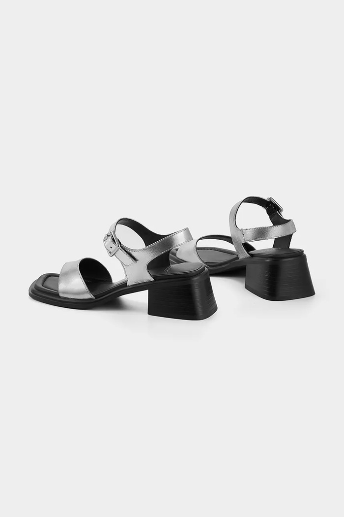 Παπούτσια Δερμάτινα πέδιλα Vagabond Shoemakers INES 5911.083.79 ασημί