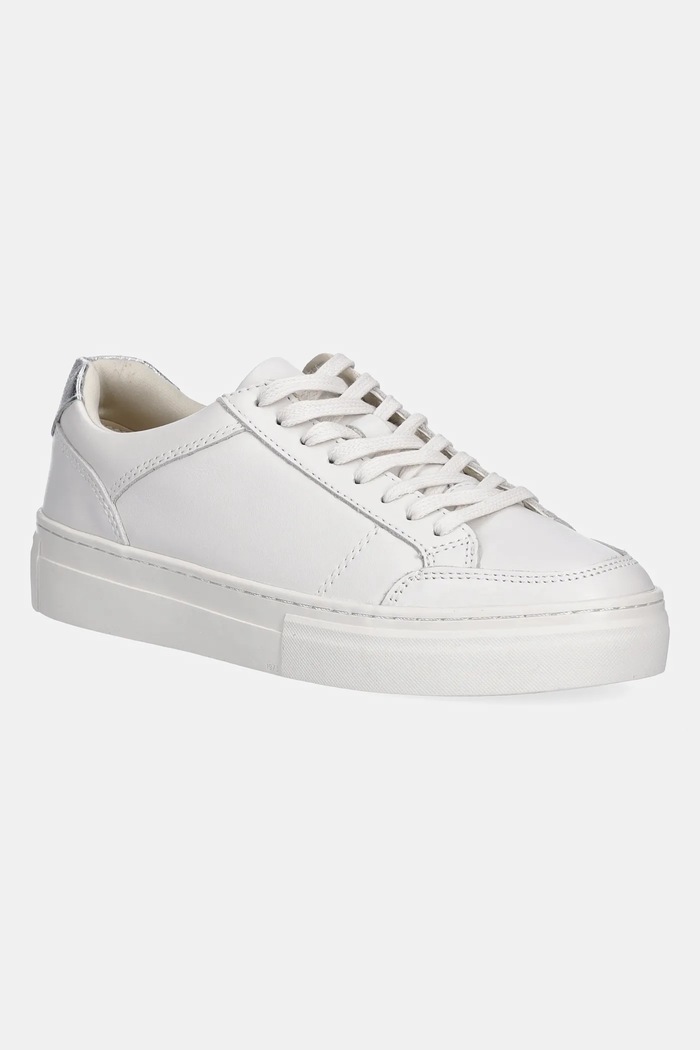 Δερμάτινα sneakers Vagabond Shoemakers ZOE PLATFORM φλατ λευκό 5927.002.01