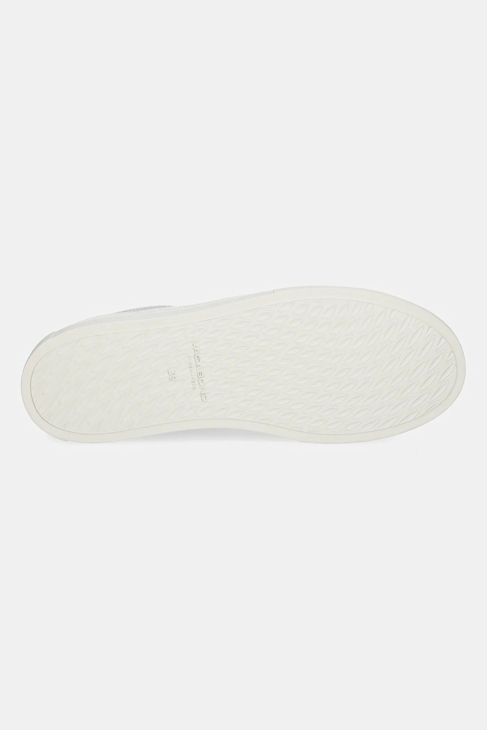 Vagabond Shoemakers sneakersy skórzane ZOE PLATFORM 5927.183.79 srebrny