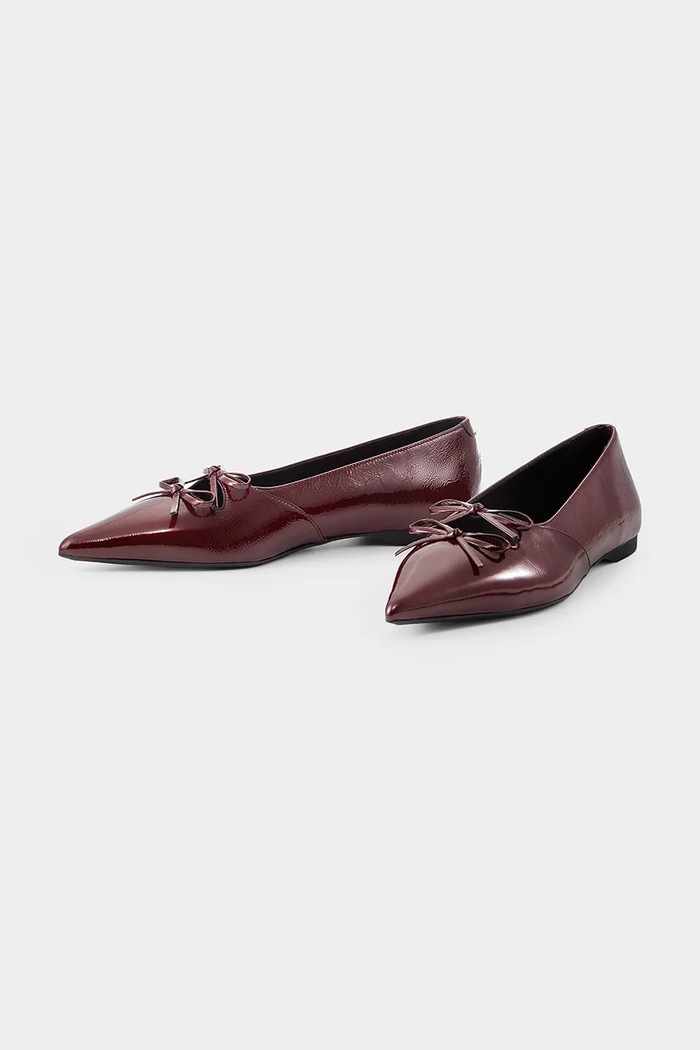 Kožené baleríny Vagabond Shoemakers HERMINE 5933.160.38 burgundské SS25