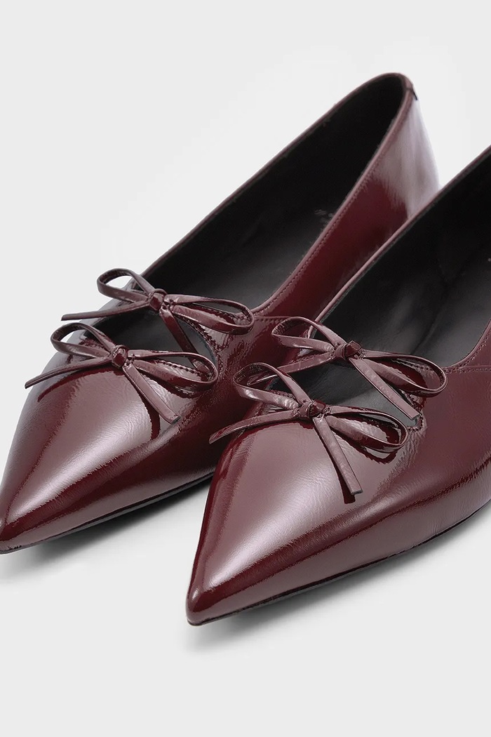 Kožené baleríny Vagabond Shoemakers HERMINE burgundské 5933.160.38