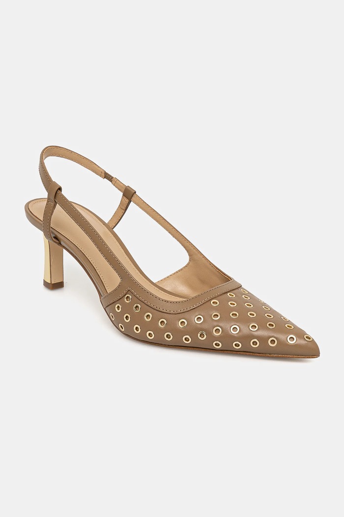 MICHAEL Michael Kors stilettos de piele Alora calcai expus bej 40R5ALMP3L.297