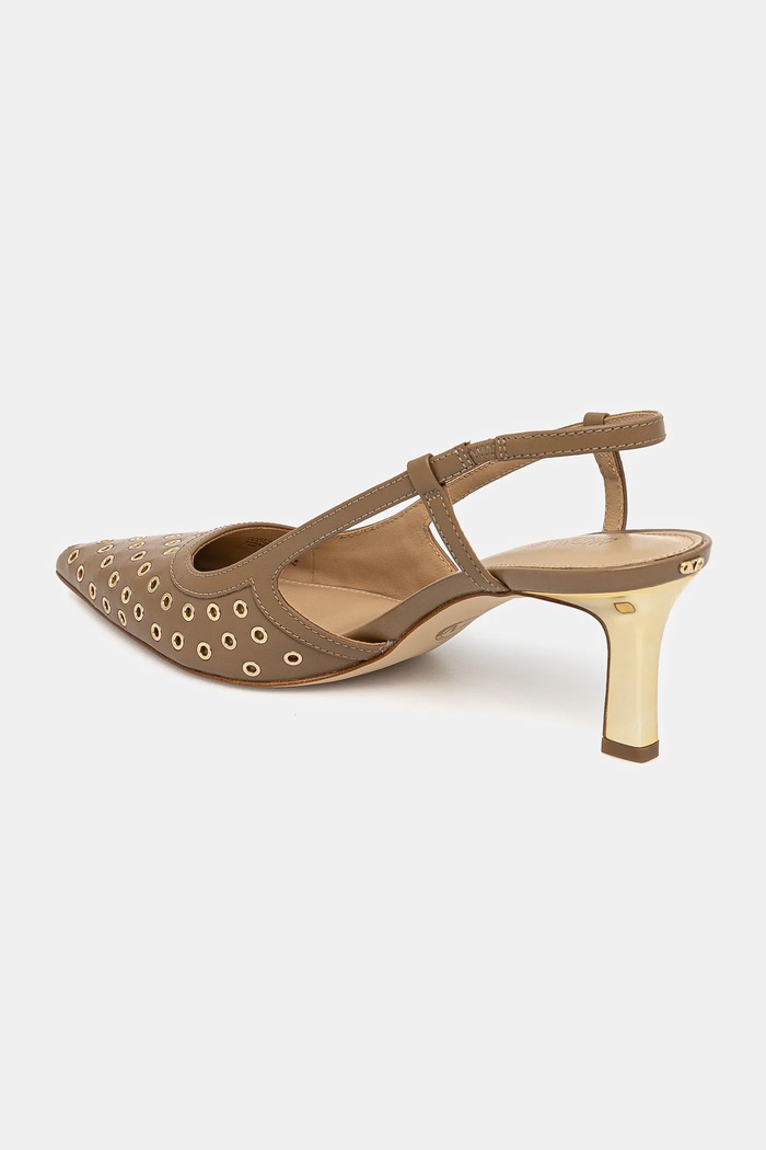 Încălțăminte MICHAEL Michael Kors stilettos de piele Alora 40R5ALMP3L.297 bej