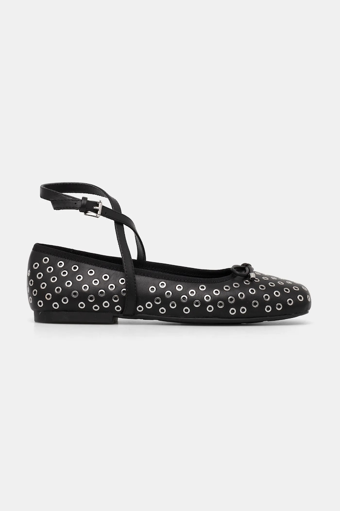 Кожени балеринки MICHAEL Michael Kors Collette 40R5COFP1L.001 черен SS25