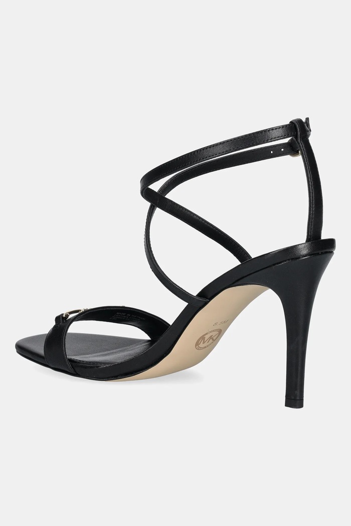 Obuwie MICHAEL Michael Kors sandały skórzane Lena 40R5LEHS1L.001 czarny