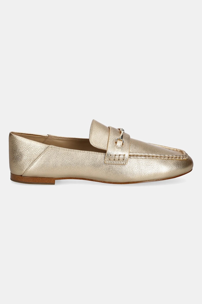 Kožené mokasíny MICHAEL Michael Kors Lena 40R5LEFP1M.740 zlatá SS25