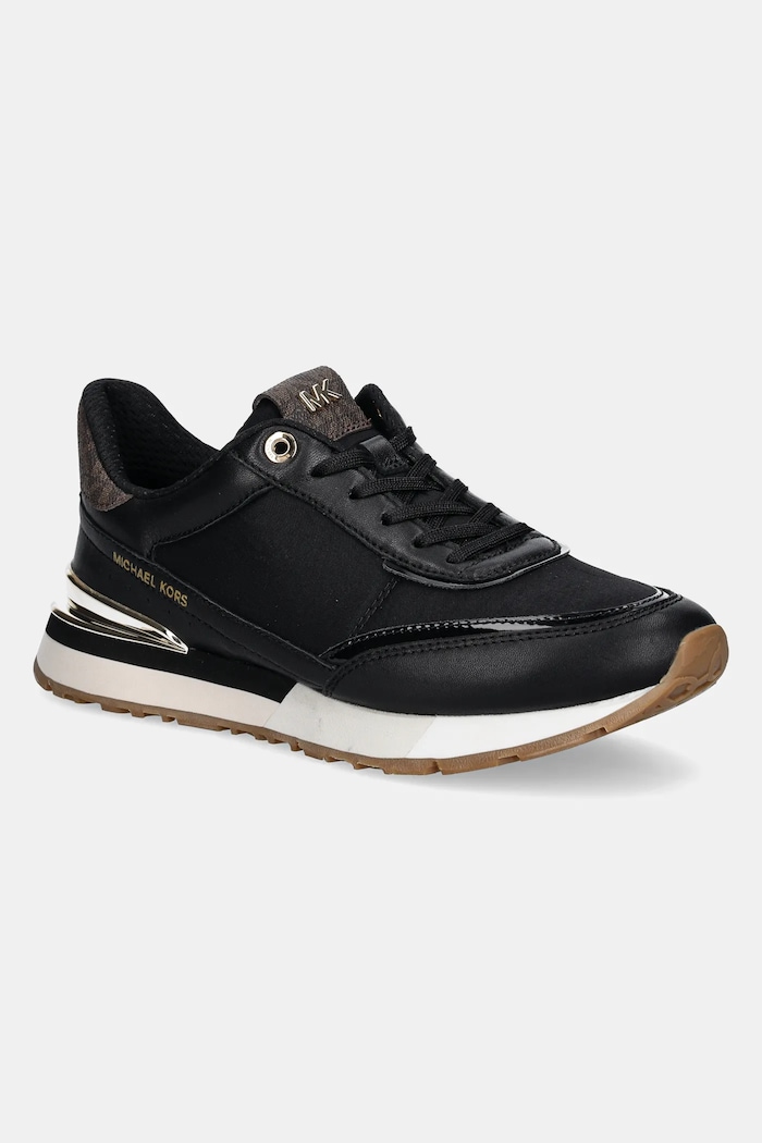 Tenisky MICHAEL Michael Kors Nova usňová koža čierna 43R5NOFS1L.212