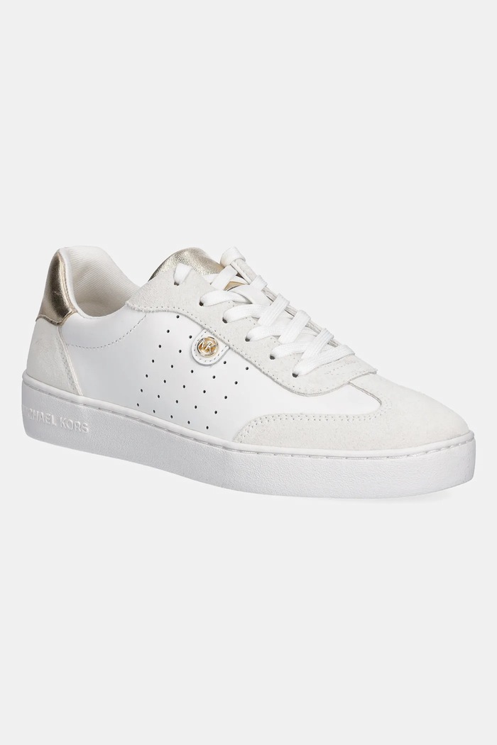 MICHAEL Michael Kors sneakers din piele Scotty piele întoarsă alb 43F4SCFS2L.795