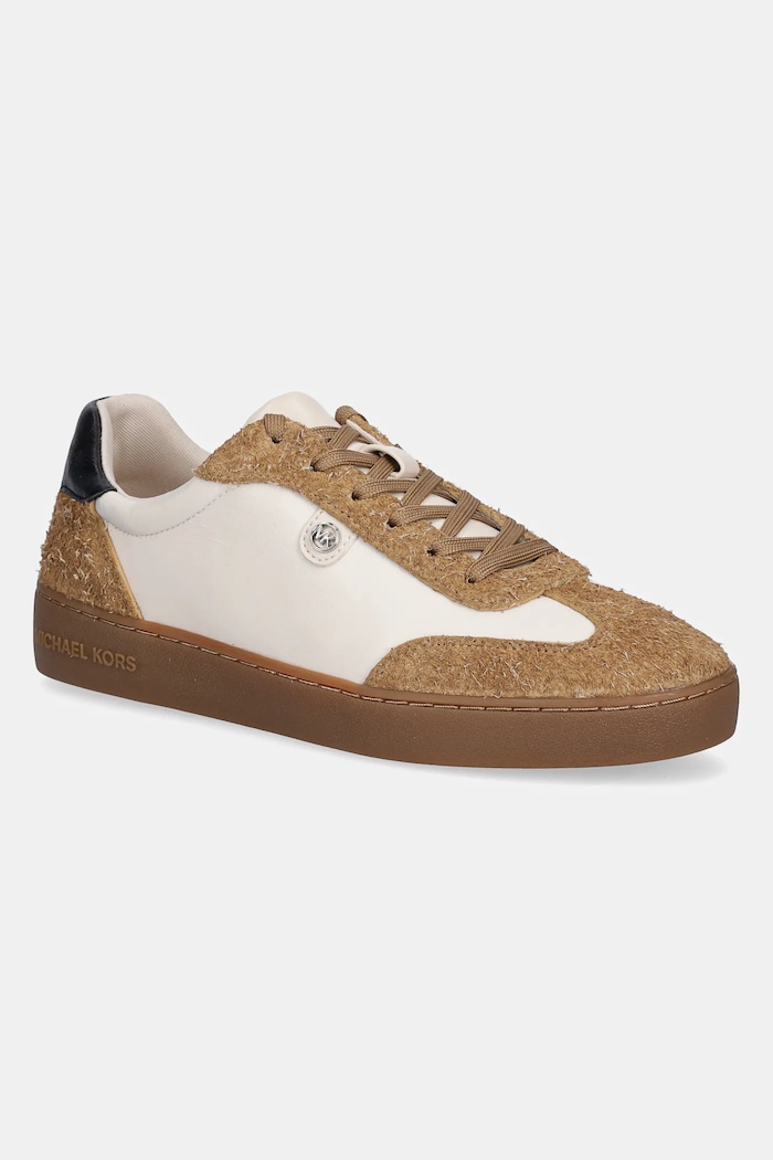 Tenisky MICHAEL Michael Kors Scotty semišová koža béžová 43R5SCFS1D.297