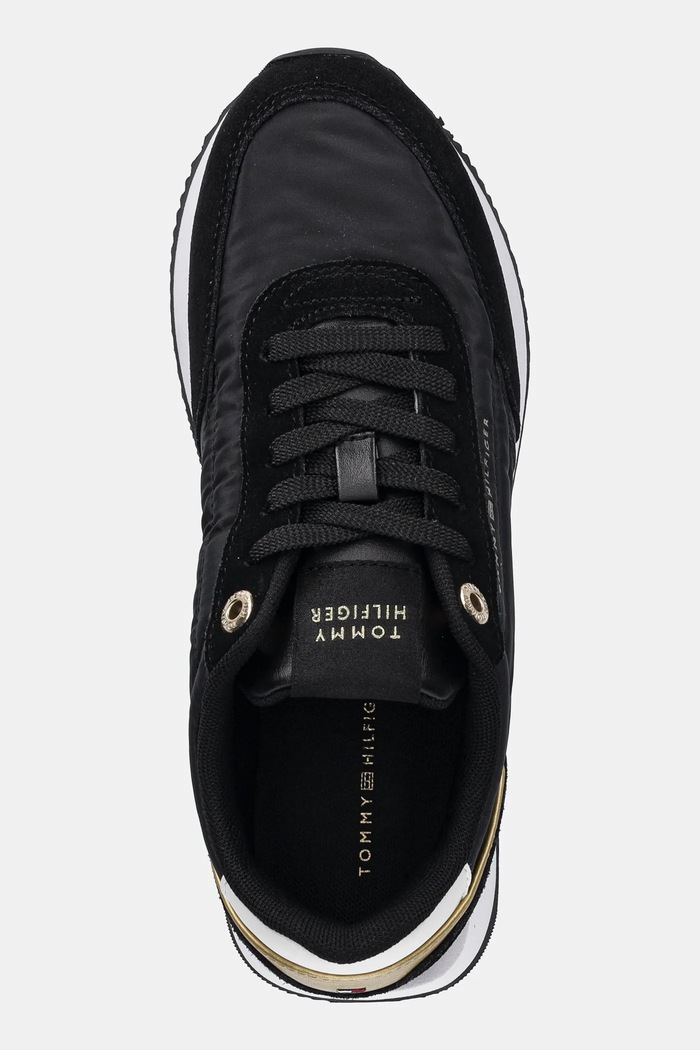 Sneakers Tommy Hilfiger ESSENTIAL RUNNER μαύρο FW0FW08332