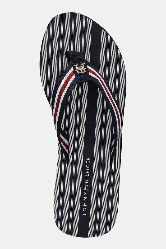 Tommy Hilfiger japonki IM PLATFORM BEACH SANDAL granatowy FW0FW08371