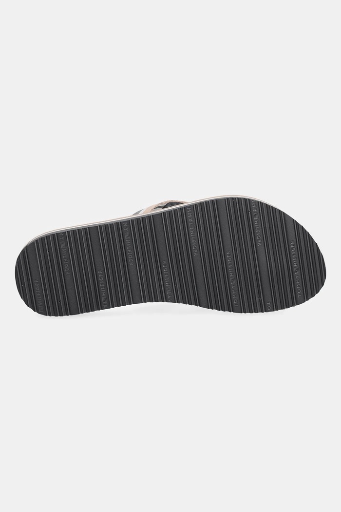 Tommy Hilfiger japonki IM TH PRINT BEACH SANDAL FW0FW08370 beżowy