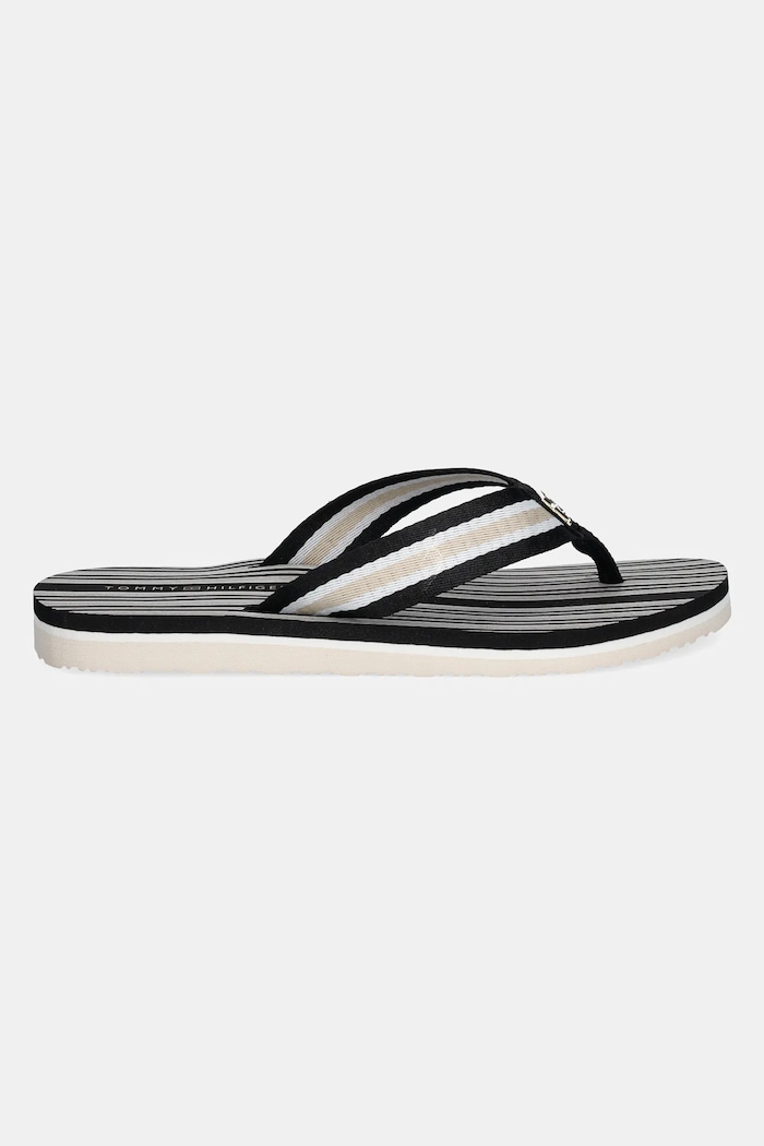 Žabky Tommy Hilfiger IM TH PRINT BEACH SANDAL FW0FW08370 černá SS25