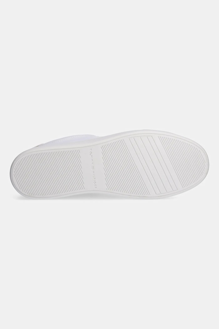 Кожени маратонки Tommy Hilfiger ESSENTIAL COURT SNEAKER FW0FW08320 бял