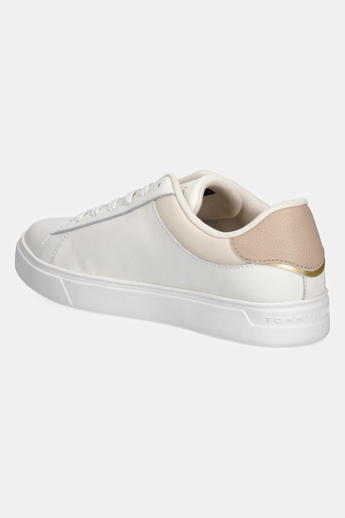Παπούτσια Δερμάτινα sneakers Tommy Hilfiger ESSENTIAL COURT SNEAKER FW0FW08320 μπεζ