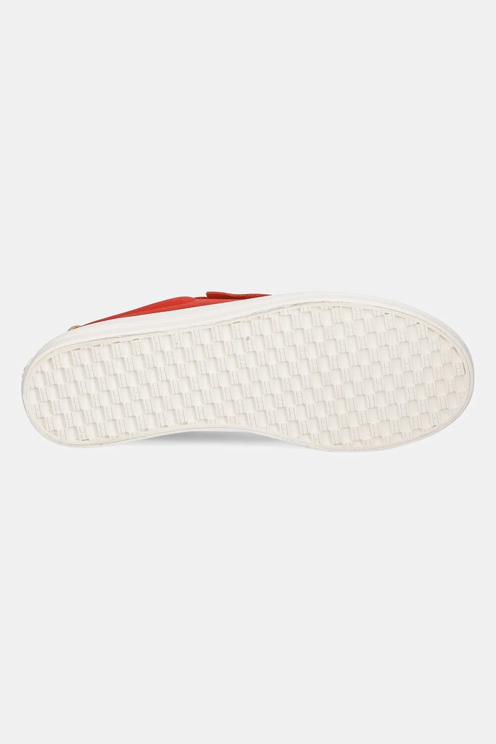 Πάνινα παπούτσια Tommy Hilfiger ESSENTIAL VULC TEXTILE SNEAKER FW0FW08323 πορτοκαλί