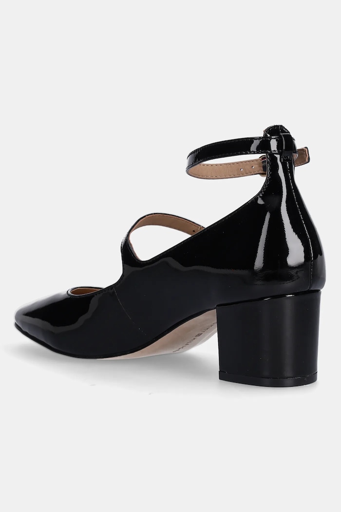 Obuća Kožne salonke Tommy Hilfiger PUMP DOUBLE STRAP PATENT LEATHER FW0FW08566 crna
