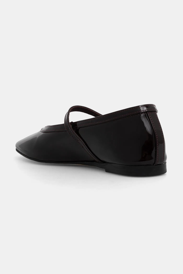 Cipők Tommy Hilfiger bőr balerina cipő BALLERINA MARYJANE PATENT FW0FW08577 burgundia