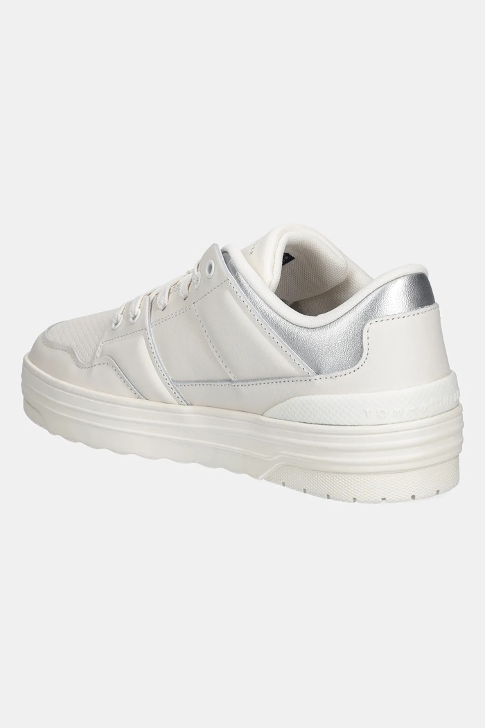 Обувки Кожени маратонки Tommy Hilfiger FEMININE BASKET SNEAKER FW0FW08326 бежов