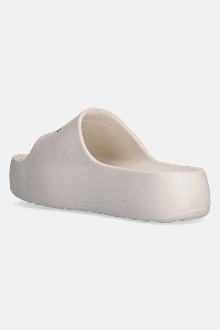 Обувки Чехли Tommy Jeans TJW FLATFORM POOL SLIDE ESS EN0EN02763 бежов