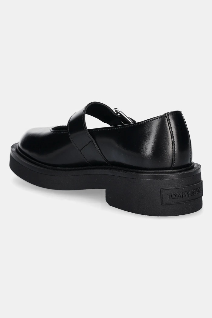 Обувки Кожени половинки обувки Tommy Jeans TJW MARY JANE SHOE EN0EN02723 черен