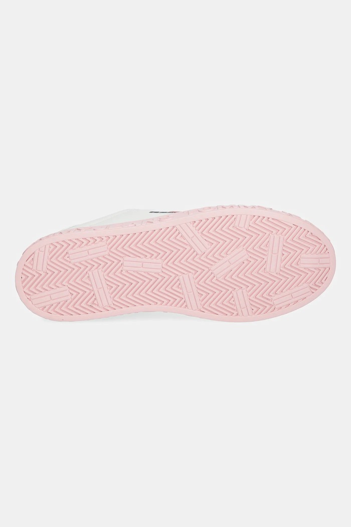 Δερμάτινα sneakers Tommy Jeans TJW LOGO SNEAKER ESS Tommy Jeans λευκό EN0EN02703