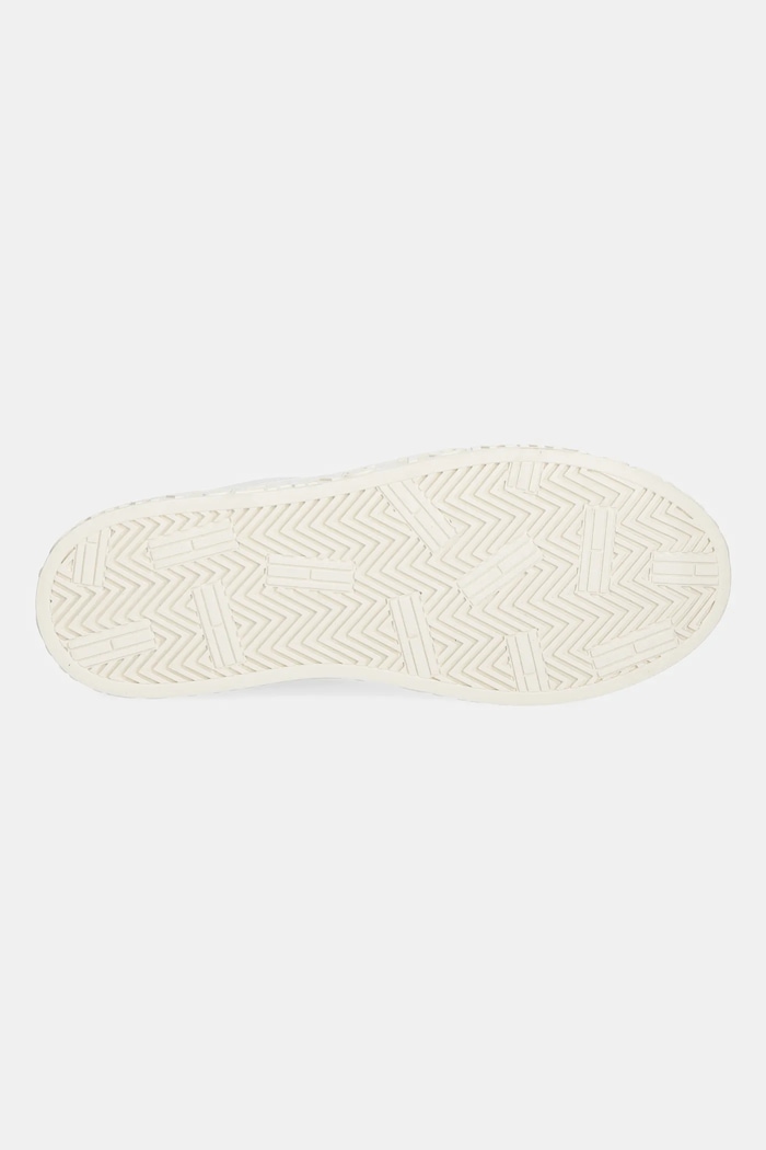 Kožené tenisky Tommy Jeans TJW LOGO SNEAKER ESS EN0EN02703 biela