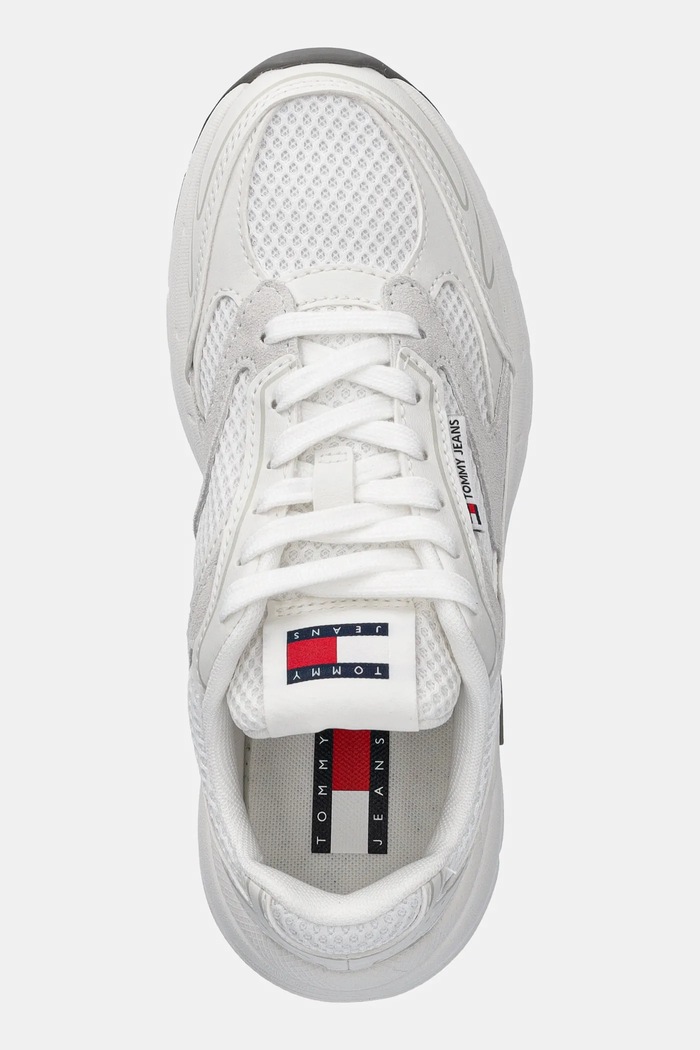 Sneakers boty Tommy Jeans THE CONEY bílá EN0EN02674