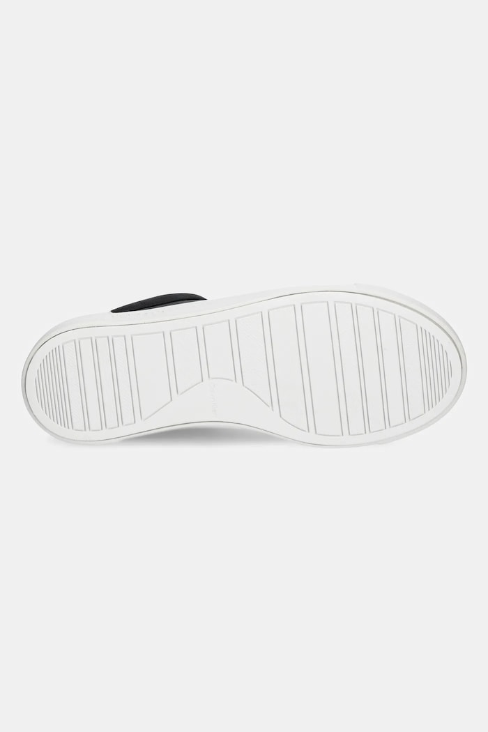 Calvin Klein sneakersy skórzane CUPSOLE LACE UP W/ML - LTH HW0HW02288 czarny