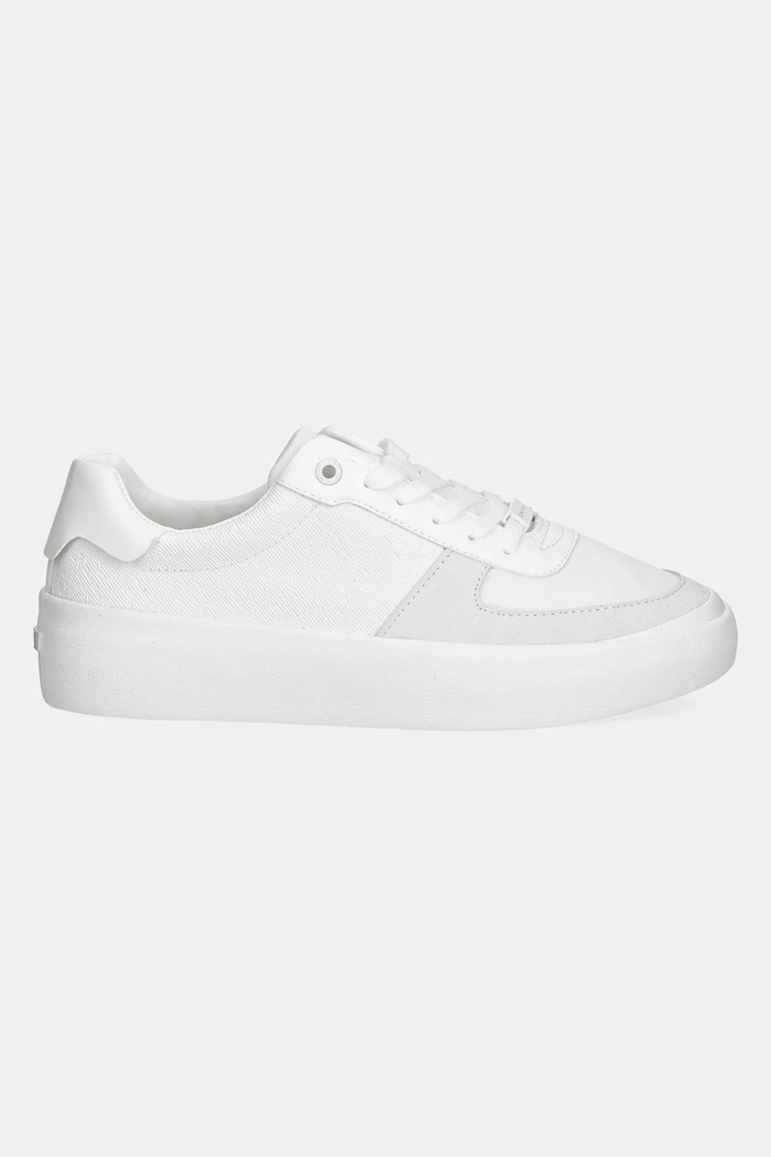 Sneakers boty Calvin Klein VULC LACE UP - MONO HW0HW02293 bílá SS25