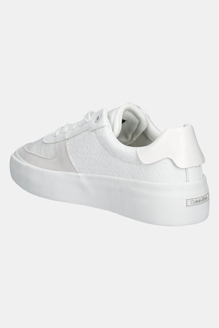 Boty Sneakers boty Calvin Klein VULC LACE UP - MONO HW0HW02293 bílá