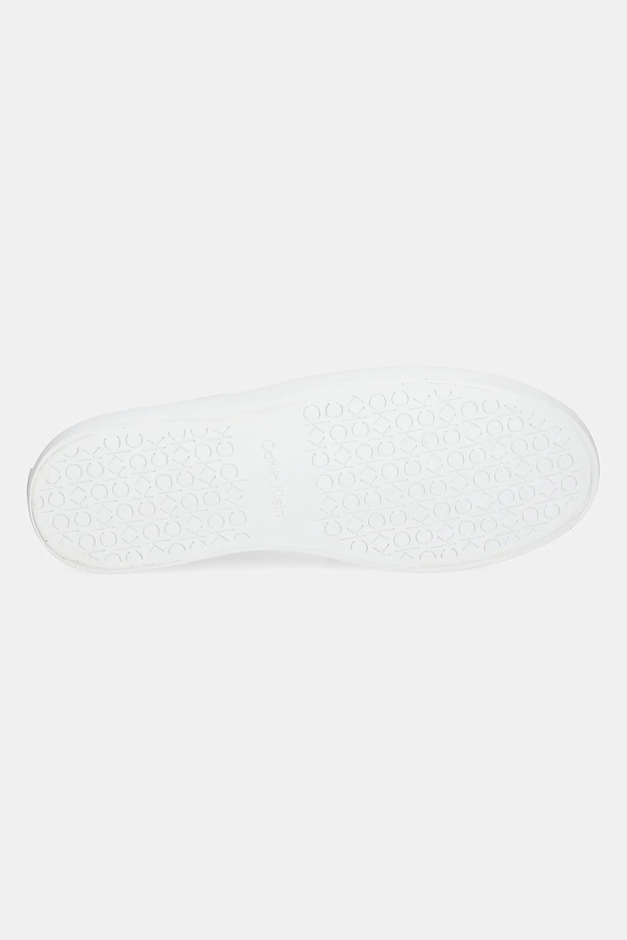 Sneakers boty Calvin Klein VULC LACE UP - MONO HW0HW02293 bílá