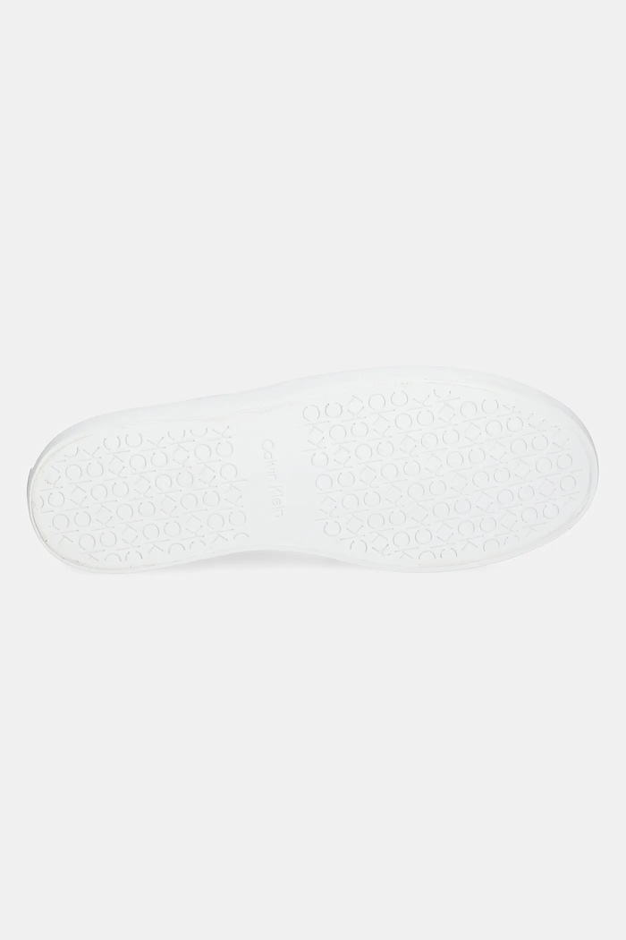 Sneakers boty Calvin Klein VULC LACE UP - MONO HW0HW02293 bílá
