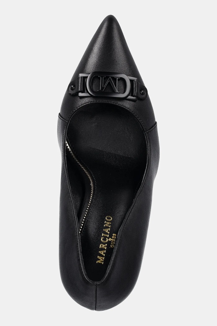 Kožené lodičky Marciano by Guess černá 5RGZ14.7103A.JBLK