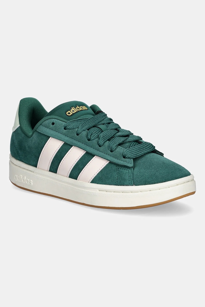 Tenisky adidas Grand Court Alpha 00S semišová koža zelená JI1715