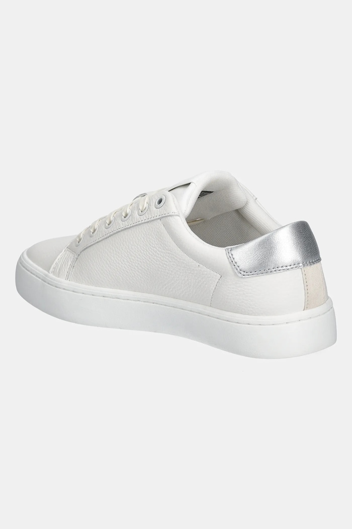 Obuwie Calvin Klein Jeans sneakersy skórzane CLASSIC CUPSOLE LOW OHB YW0YW01799 biały