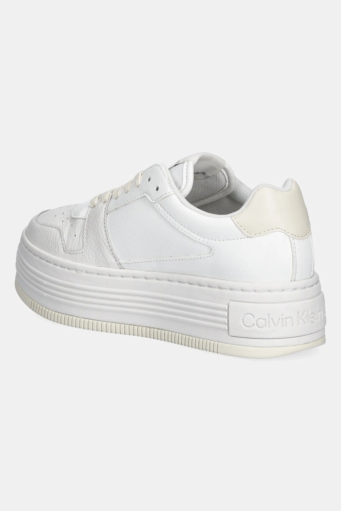 Obuća Tenisice Calvin Klein Jeans BOLD FLATF LOW LACEUP MIX NBS YW0YW01641 bijela