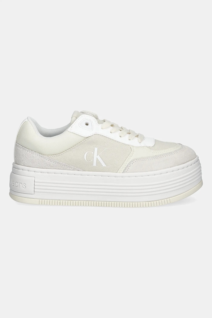 Sneakers Calvin Klein Jeans BOLD FLATF LOW MIX MG MEDIA YW0YW01638 μπεζ SS25