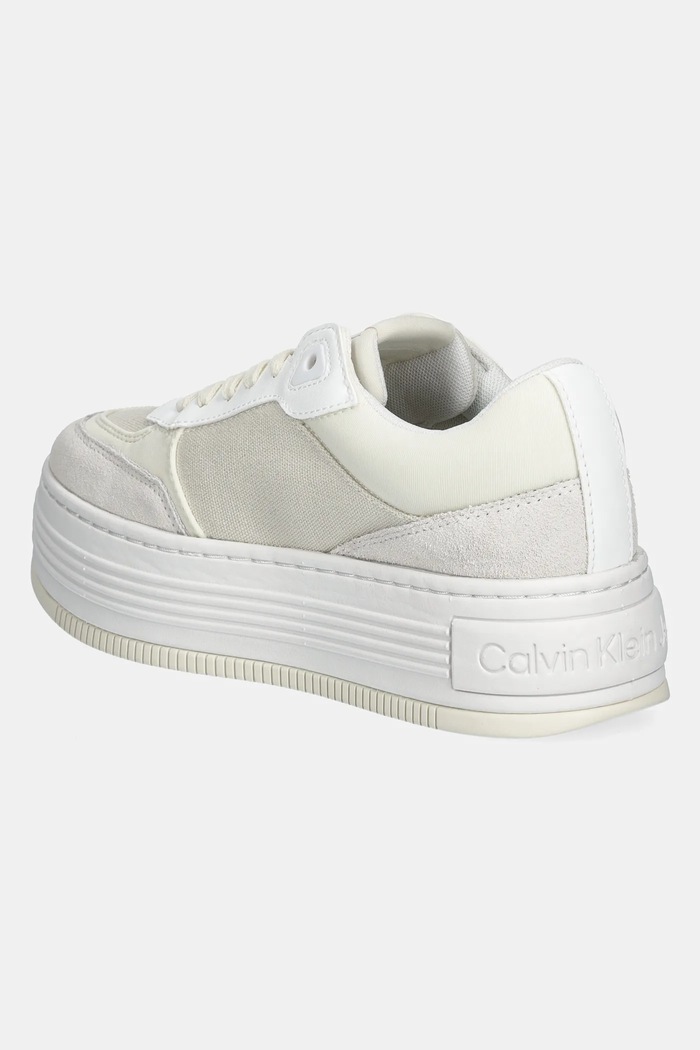 Παπούτσια Sneakers Calvin Klein Jeans BOLD FLATF LOW MIX MG MEDIA YW0YW01638 μπεζ